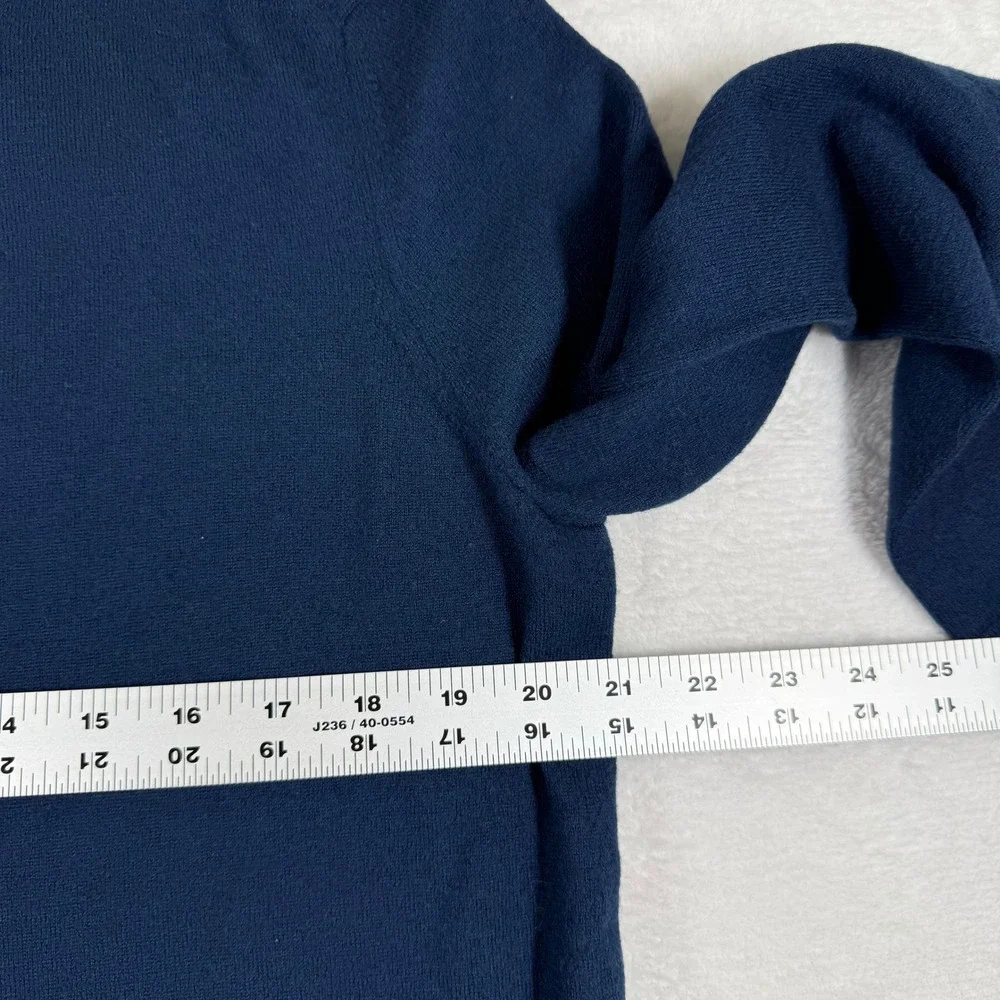 Banana Republic XL Navy Blue Italian Merino Wool Crew Neck Sweater